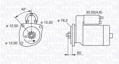 MAGNETI MARELLI 063521204100 -  Стартер
